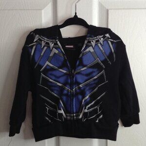 Marvel Black Panther 2022 graphic zip up Hoodie; 12 mo. 2 pockets, Kidcore, Boys